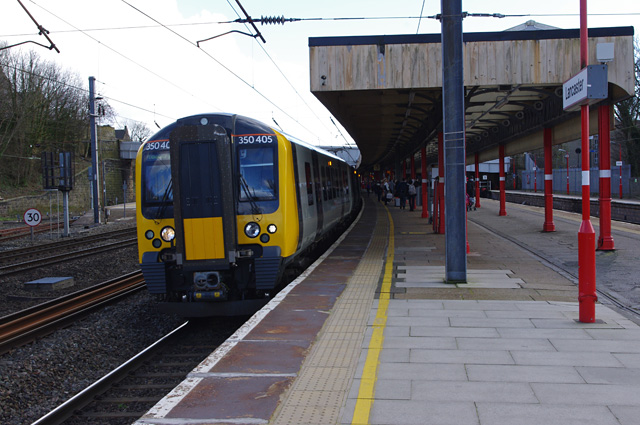Train at Platform 3, Lancaster Station