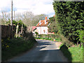 Tunbeck Road through Wortwell village