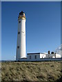 NT7277 : Barns Ness lighthouse and keepers houses by M J Richardson