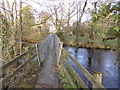 Footbridge over the Afon Banwy at Llangadfan