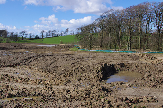 Earthworks for the Heysham to M6 link road