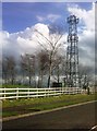 Telecoms tower near Lees Road