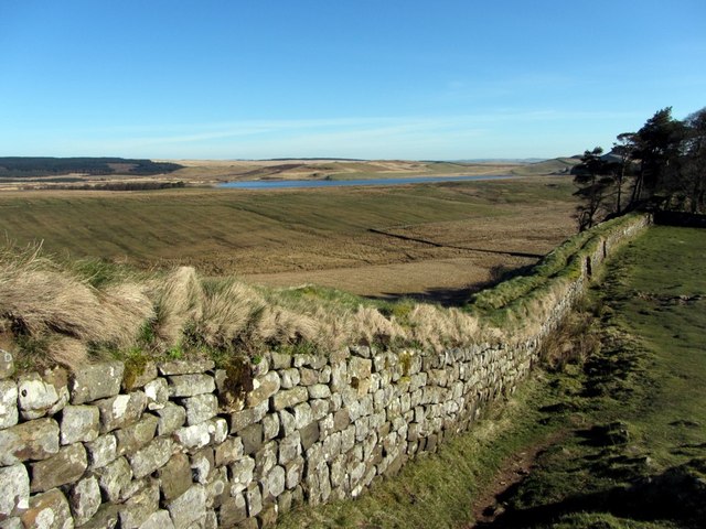 Hadrian's Wall at Housesteads Crags