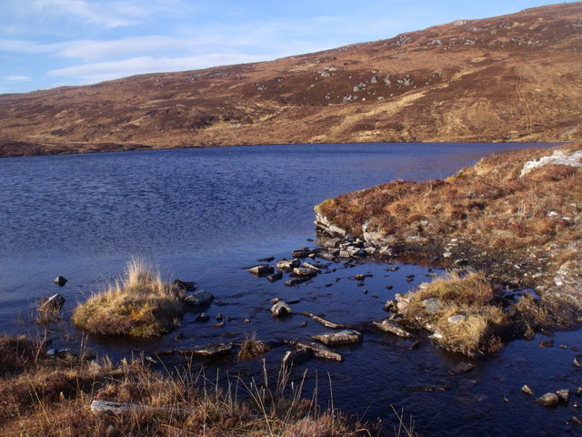 Outfall of Loch a' Ghille near Ullapool, Scottish Highlands