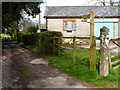 Stoney Lane goes north from the Watercress Line