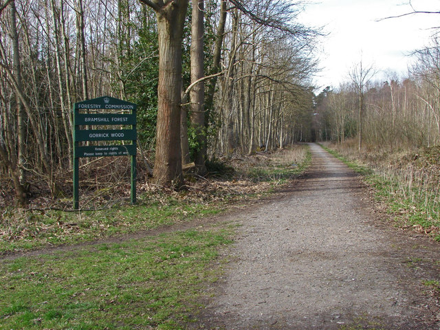 Gorrick Wood entrance © Alan Hunt :: Geograph Britain and Ireland