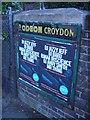 TQ3466 : Former Odeon sign, Blackhorse Lane by Christopher Hilton