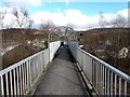 Covered eastern end of a footbridge, Robertstown, Aberdare