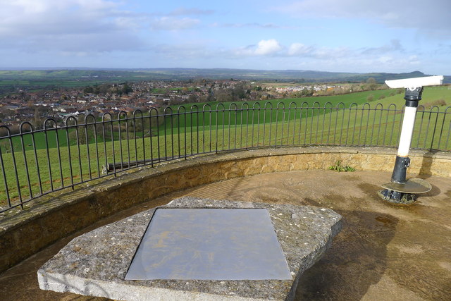 Observation point, Lodge Hill, Castle Cary