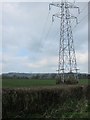 ST5558 : Pylons adjacent to the B3114 by Dr Duncan Pepper