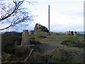 Trig point at Ashover