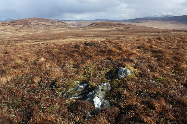 View east from Meall a' Bhrollaich
