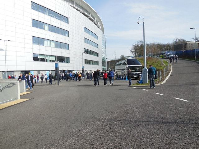 Outside the West Stand at the Amex