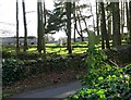 Footpath from Greensfield towards  Alnwick Castle