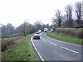 A425 heading east into Staverton