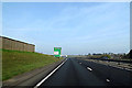 TM0360 : Westbound A14 approaching junction no.49 by Geographer