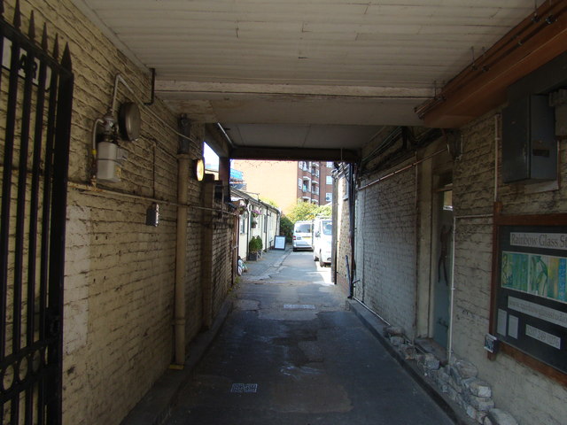 View of the entrance into Church Street Arts, Crafts and Design Centre