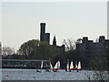 View of the Castle Climbing Centre from the New River Walkway #2