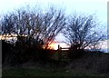 Sunset on the Gloucestershire Way