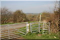 Entrance to footpath on Felmersham - Carlton road