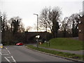 Preston Lane at the junction of Shelvers Hill