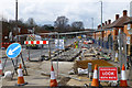 Track-laying on Lenton Lane