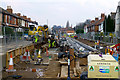 Track-laying on Fletcher Road