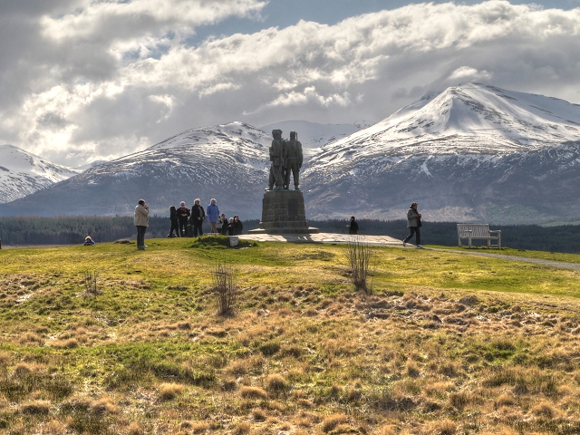Commando Memorial, Ben Nevis and Aonach Mòr