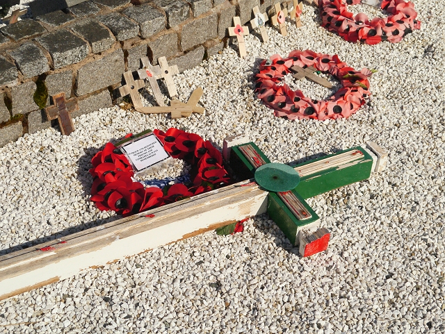 Tributes at the Spean Bridge Garden of Remembrance