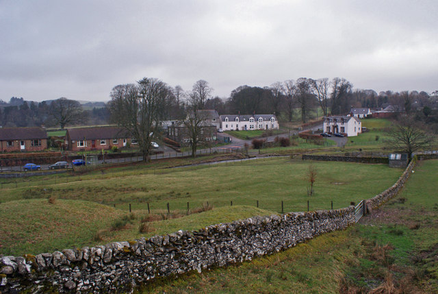 Walled fields at Boreland
