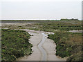 Channel through the mud at Skinners Wick, Tolleshunt D