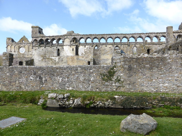Part of the ruins of the former Bishop's Palace, St. David's