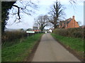 Entering Catthorpe