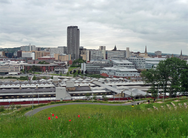 View from South Street Park, Sheffield