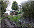 Muddy track near Westdale Avenue in Glen Parva