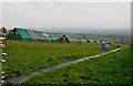 Mid Devon : Chicken Coops and Grassland