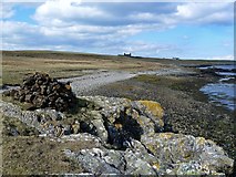 NR2871 : A Mystery Cairn at Kilnave by Mary and Angus Hogg