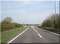 A422 passes the Murco filling station