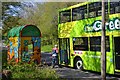 Boarding the Green Bus, Church Hill Way, Church Hill, Redditch