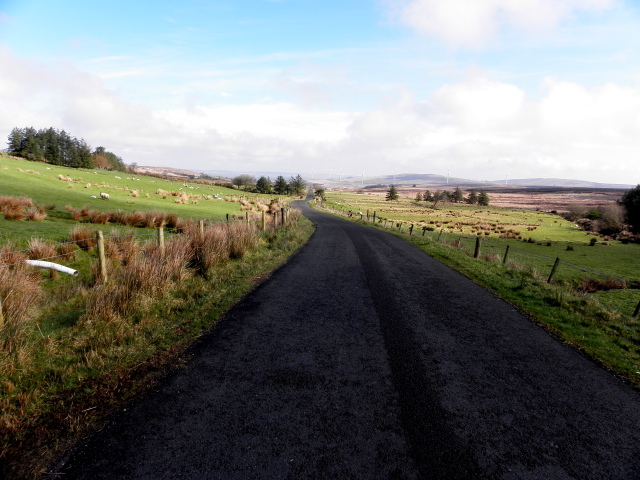 Shanaghy Road, Tievenameenta © Kenneth Allen :: Geograph Ireland