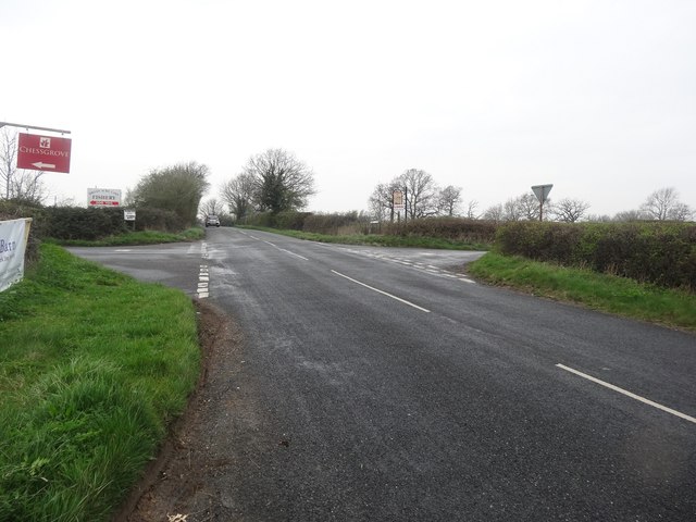 Forest Lane at Ditchford Bank Crossroads