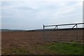 Ploughed field at Rimpston Post