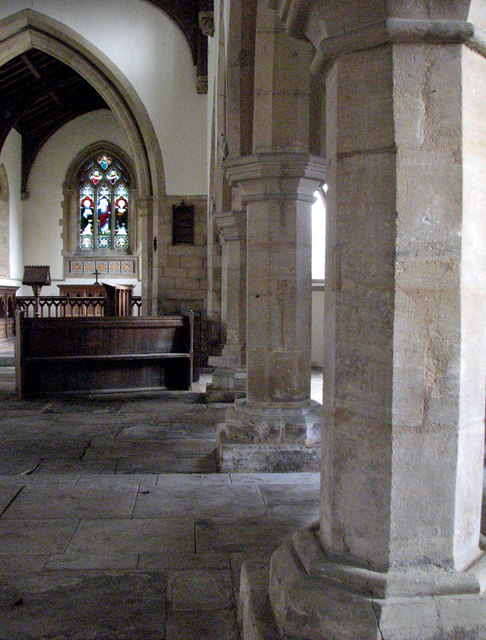 Steeple Gidding: St Andrew - nave, south arcade and chancel