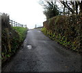 Access road to Graigwith Farm near Llangybi