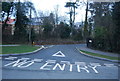 No entry to Cemetery Lane