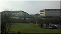 View of the National Archives building from the Thames Path