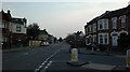 View down Water Lane from outside South Park Chapel