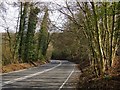 The A40 climbs the Chiltern scarp at Aston Hill