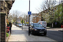 TQ2784 : Looking east along Fellows Road, London NW3 by Kate Jewell