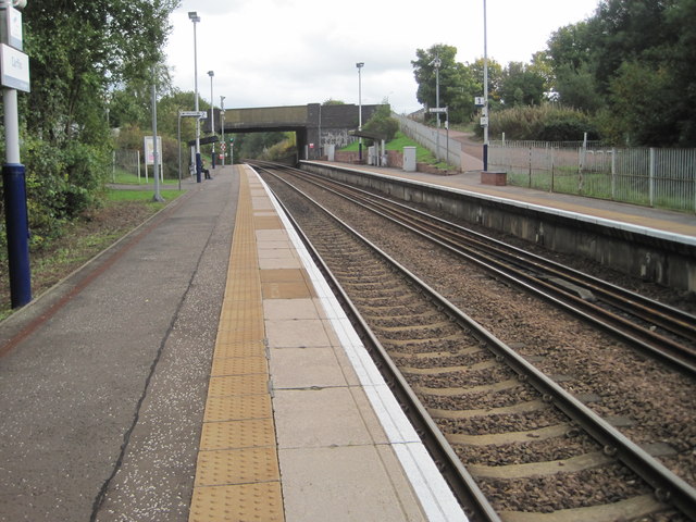 Carfin railway station, Lanarkshire, 2013